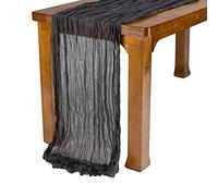 Cuifati Elegante Tavolo da Tavolo da Formaggio Runner per Cultura Residenziale, Sfondo di Matrimonio Morbido, Giallo, 35 X 157 Pollici (4)