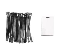 Cuifati Etichette per Bagagli a Sublimazione, Etichette per Bagagli in MDF Lucido su 2 Lati Facile Stampa, Identificazione, 18 Set di Borse da Viaggio Fronte/retro con Cinghie