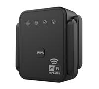 Cuifati Extender WiFi, Amplificatore Internet Ad Alta velocità da 300 Mbps con 4 Antenne e Porta Ethernet per Uffici Domestici di Grandi Dimensioni Fino a 10.000 Piedi (Spina europea)