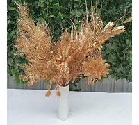 Cuifati Foglie Tropicali Artificiali Dorate Richiesta di Disposizione Floreale Fai -da -te per la Celebrazione del Matrimonio Oro D'argento 30x20 Cm (8)