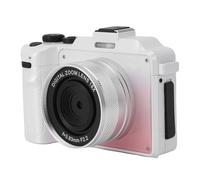 Cuifati Fotocamera Digitale 5K per Fotografia, Fotocamera da Viaggio Wi-Fi da 80 MP, Zoom Digitale 18X, Videocamera Anti-vibrazione per Vlogging con Cinturino da Polso, per Viaggi e (rosa sfumato)