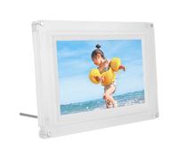 Cuifati Frame di Foto Digitale, 10.1 in Frame di Foto Digitale con Memoria LED LED LEGGE 8GB, Connessione USB 2.0, Lettore di Musica Video, Condividi Foto Frame di Video per la Casa