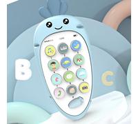 Cuifati Giocattolo Interattivo per Telefono da Gioco a Forma di Rapa Giocattolo per Telefono per Dentizione Materiale in Silicone ABS per le Piccole Mani del Bambino (#12)