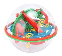 Cuifati Giocattolo Puzzle Labirinto 3D, 7.5x7.1in Rompicapo per Bambini | Gioco del labirinto con sfere d\'acciaio, giocattolo per il controllo dell\'equilibrio per bambini, allenamento per la