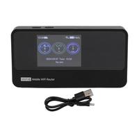 Cuifati Hotspot Mobile WiFi 5G, Router Hotspot Mobile LCD da 2,5 Pollici WiFi 6, 1200 Mbps Connect Fino a 16 Dispositivi, Supporta Bluetooth 5.1, Batteria Ricaricabile da 10000 MAh