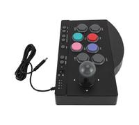Cuifati Joystick Arcades, Controller Fighting Stick con Porta USB, modalità Doppia Macro, 8 Pulsanti Grandi e Poggiamano in Gomma per Box PC 7 8 10