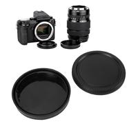 Cuifati Kit Copricorpo Fotocamera e Copriobiettivo Posteriore Copri Corpo e Set Tappi Posteriori Coppia Copriobiettivo per GFX50S GFX50R GFX100S 100II GFX con Design Impilabile Materiale