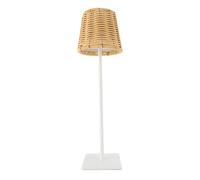 Cuifati Lampada a LED, LED LIGHT LIGHT PC RATTAN WEVE WEVE 120 LM STEPLOS DIMMONS per Bar (WHITE)