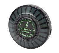 Cuifati Lampada Ritmica RGB per Auto da 2 Pezzi, Luce Magnetica Ricaricabile a LED per Raccolta Musicale, Luce D'atmosfera per Controllo del Suono del Ritmo Dinamico Ad Attivazione
