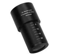 Cuifati Lente Oculare per Microscopio 2X Interfaccia Universale da 23,2 Mm, Accessorio per Microscopio Biologico Ottico HD, Tubo Interamente in Metallo Leggero, Compatibile con Microscopi Biologici