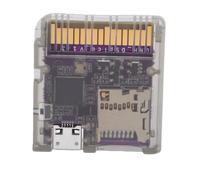 Cuifati Lettore di Schede di Gioco, Cartuccia Flash RP 2040 MCU 6MB/s, Dispositivo di Backup del Gioco per Console DSi 3DS con Doppio Alimentatore per Console di NDS NDSL DSi 3DS 2DS (Nero
