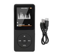 Cuifati Lettore MP3 MP4 con Bluetooth, Mini Lettore Musicale Portatile HiFi con Audio Lossless, Piccolo Musicale Portatile da 1,8 Pollici con Interfaccia da 3,5 Mm, Supporta