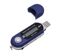 Cuifati Lettore MP3 retrò, Lettore Musicale Digitale USB con Display LCD e Sincronizzazione Testi, Supporta Formati MP3 WMA e Scheda di Memoria da 32 GB, Spegnimento Automatico per gli (BLUE)