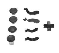 Cuifati Mente in Metallo Sostituzione per il Controller d'élite Serie 2 Core, Respirazione del Tipografia Magnetica Controller 4 Palette per i Giochi (BLACK)