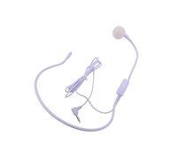 Cuifati Microfono con Cuffia Cablata, Microfono a Condensatore Unidirezionale con Cancellazione del Rumore con Cavo da 1,2 M, Spina da 3,5 Mm per Discorsi in Aula in Chiesa (PURPLE)