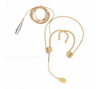 Cuifati Microfono con Cuffia con Doppio Gancio per L'orecchio, Potente, Ad Alta sensibilità, Sottile e Confortevole per il Wireless, Trasmettitore da Cintura, con Connettore Cavo XLR a