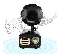 Cuifati Mini Altoparlante Bluetooth retrò, Altoparlante Wireless Portatile con qualità Superiore, Batteria a Lunga Durata, Design Compatto per Laptop Desktop da Viaggio all'aperto, Multicolore