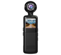 Cuifati Mini Fotocamera per il Corpo, Videocamera per Vlogging con Pollice 1080P Registrazione a Mani Libere, Piccola Action Camera con Batteria da 1000 MAh e Visione Notturna, per