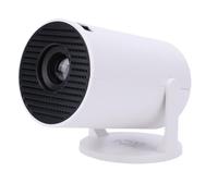 Cuifati Mini Proiettore Portatile Proiettore Portatile WiFi HD Supportato per Telefono, PC, TV, HDMI, Laptop Auto Keystone Home Theater Rotazione di 240°, Bianco