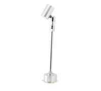 Cuifati Mini Riflettori Interni a LED, Riflettori Regolabili in Vetrina, Elegante Luce di Gioielleria per Ripiani, Dipinti, Piante, Gioielli, Vetrina, sotto Il Mobile (Luce Calda)