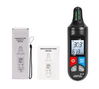 Cuifati Misuratore di umidità e Temperatura Portatile, Termometro Igrometro Digitale con Display Retroilluminato HD, Blocco Dati, Max/Min, 14~140°F, -10~60°C, 0~100% RH, per Allevamento di Animali