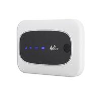 Cuifati Modem WiFi 4G Portatile per Europa e Asia, Accesso Internet Ad Alta velocità, Plug And Play, Supporta 10 Dispositivi, Batteria a Lunga Durata (White)