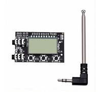 Cuifati Modulo Trasmettitore Stereo FM, Scheda di Trasmissione Professionale con Modulazione di Frequenza 76-108 MHz con, per la Trasmissione del Segnale Audio