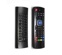 Cuifati Mouse Wireless Ad Aria con Mini Tastiera, Telecomando RF 2.4G con Sensore Giroscopico G a 6 Assi per PC Proiettore TV Box, Plug and Play, Nessun Driver Necessario