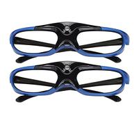 Cuifati Occhiali 3D 144Hz Refresh Occhiali 3D Ricaricabili FHD 3D View Occhiali Attivi per Vari Proiettori DLP LinK con Tecnologia 3D per per Optoma Ecc