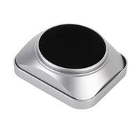 Cuifati Paraluce Quadrato in Lega di Alluminio per Fotocamere DSLR e Mirrorless, Blocca la Luce Diffusa e Riduce Bagliori e Immagini Fantasma, Protezione per Paralume CNC Ad Alta Resistenza, (49 mm)