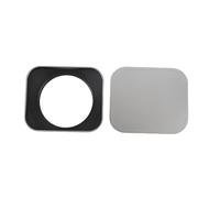 Cuifati Paraluce Quadrato in Lega di Alluminio per Fotocamere DSLR e Mirrorless, Blocca la Luce Diffusa e Riduce Bagliori e Immagini Fantasma, Protezione per Paralume CNC Ad Alta Resistenza, (58MM)