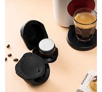 Cuifati Per Adattatore di Caffettiere Riutilizzabile di Dolcegusto, Adattatore Capsule con Pennello e Cucchiaio, Convertitore Capsule a Macchina da caffè Ricaricabile, Flip Desig