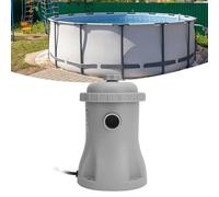 Cuifati Pompa del Filtro della Piscina Fuori Terra, capacità di 330 Galloni, Kit di Sistemi di Pompa Filtro in Piscina Gonfiabile per la Casa con Elementi, Tubi e (Plug 220v)