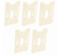 Cuifati Porta Tessera IC, Porta Veicolo in Plastica ABS (con ventosa) | Porta carte parabrezza, custodia per carte d\'identità per auto, comunità e gestione del personale, 90x60x7mm