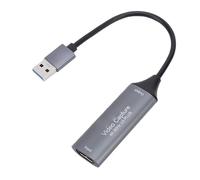 Cuifati Scheda di Acquisizione Video, 4K USB 3.0 da HDMI a USB C, Scheda di Acquisizione per Streaming, Giochi, Registrazione Video, 1080P 60FPS, Compatibile con OBS, Switch2 / 1