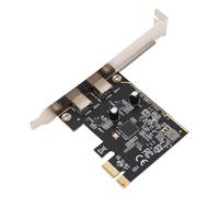 Cuifati Scheda di Espansione da PCIE a Doppio Tipo C, Adattatore PCIE Chip ASM1042 Chip 5GBPS Ad Alta velocità, Scheda di Espansione USB PCI Express per Plug & Play Desktop PC