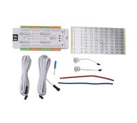 Cuifati Sensore di Movimento Controller della Luce delle Scale a LED, Sensore di Movimento a 4 Livelli a 4 velocità con Anti -perdita, Porte di 32 Gruppi per la Luce delle Scale
