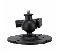 Cuifati Supporto Adesivo Flessibile Universale per Casco da 1/4 di Pollice, Design con Testa a Sfera per Action Cam X3 X4 X4Air X5, con Ampia Base Adesiva per un Fissaggio Sicuro su