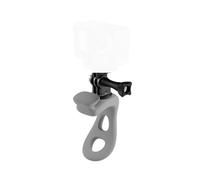 Cuifati Supporto per Fotocamera Flessibile per, Supporto per Fotocamera con Fascia Avvolgente in Silicone Ruotabile a 360°, per a Sgancio Rapido per Vlogging di (GRAY)