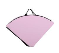 Cuifati Tappetino di Sicurezza Portatile Rosa Rotondo per Pole Dance con Foro Centrale per Allenamenti in Palestra, Principianti, Materiale EPE PU