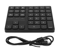 Cuifati Tastierino Numerico Wireless, Tastiera Numerica Portatile con 35 | Tastierino numerico USB con connessione 2.4G, portata 10 m, tasti soft press per contabilità e fogli di calcolo su laptop e