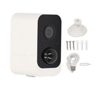 Cuifati Telecamere di Sicurezza 2K Wireless da Esterno, Visione Notturna IR HD 2K Alimentata a Batteria, Sirena con Riflettore per Rilevamento Movimento AI, Audio Bidirezionale,