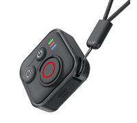 Cuifati Telecomando BT per Action Cam Smartphone Vlog Selfie, Lunga Portata 45-70 M, Durata della Batteria 96 Ore, Resistente All'acqua, con Cinturino da Polso, per la Maggior Parte