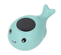 Cuifati Termometro Bagnetto per Bambini Display a LED - Termometro Giocattolo Galleggiante per la Temperatura dell'acqua della Balena Blu per Vasca Bagno con Touch Screen Intelligente, Spia a 3