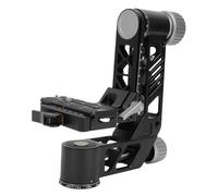 Cuifati Testa per Treppiede con Giunto Cardanico Resistente, Panoramica a 360°, Stabilizzatore per Treppiede per Fotocamera in Lega di Alluminio con Piastra a Sgancio Rapido Tipo Arca, capacità di