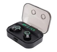 Cuifati Translation Earbuds in Tempo Reale, AI Wireless Bluetooth Earbuds, Supporta 144 Lingue, Riduzione del Rumore Intelligente, Controllo del Touch e Stereo per il Settore dei Viaggi (BLACK)