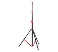 Cuifati Treppiede per Fotografia con Supporto per Luce da Studio Resistente a 3 Sezioni con Ammortizzazione Pneumatica e Supporti a Vite da 1/4 e 3/8 per Pannelli LED della Fotocamera Luci (rosso)