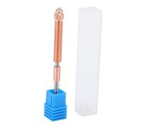 Cuifati Ugello Integrato, 350 ℃ Temp Che Resiste all'Ugello a Pressione in Metallo Pieno M6x76mm per la Stampante 3D (0,2 mm)