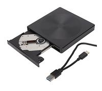 Cuifati Unità DVD Esterna a Doppia Interfaccia Masterizzatore CD USB 3.0 Tipo C con Trasmissione Stabile a 5 Gbps per PC Portatile OS X