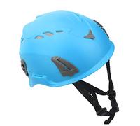 Cuifati Uomo Donna Casco da Ciclismo PP EPP Protezione Dagli Urti Casco da Alpinismo 12 Fori Faro Posteriore Paraorecchie Supporto Regolabile 56-62 Cm (BLUE)